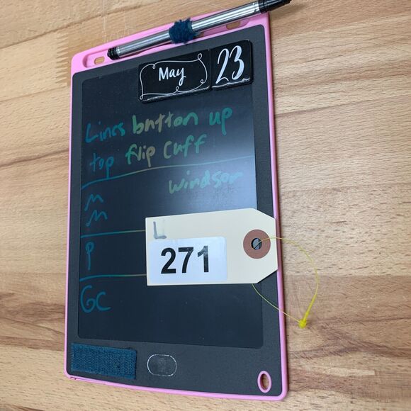 Lincs Shirt Mens M Medium Windsor Blue Cotton Long Sleeve Pocket Button Up - Picture 9 of 10